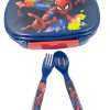 GIM ΔΟΧΕΙΟ ΦΑΓΗΤΟΥ 500ML ΜΕ ΚΟΥΤΑΛΙ/ΠΙΡΟΥΝΙ SPIDERMAN (557-12276)