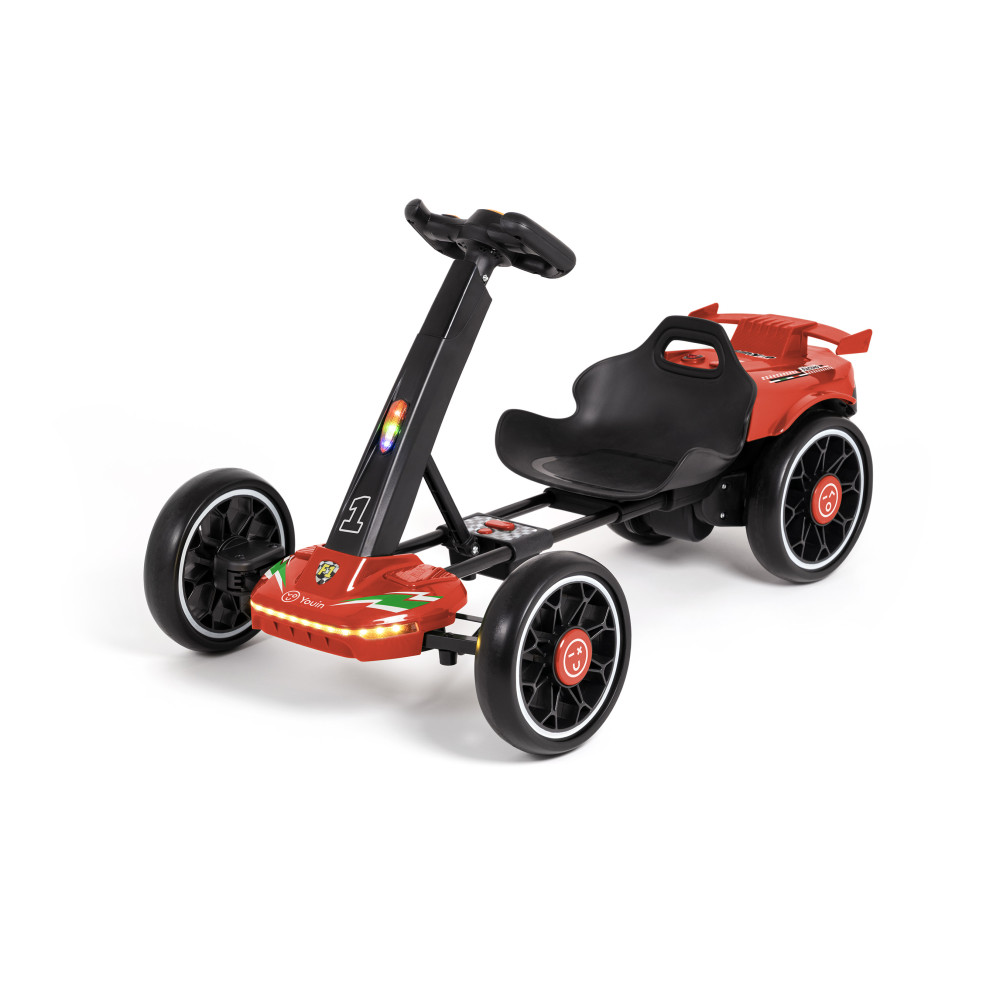 YOUIN ΗΛΕΚΤΡΙΚΟ E-KART ΓΙΑ 2-6 ΕΤΩΝ RED (UIN.CDR.0005)