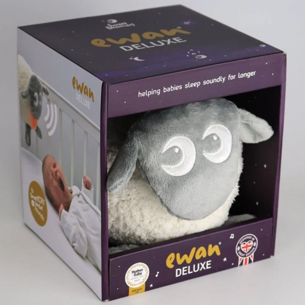EWAN ΤΟ ΠΡΟΒΑΤΑΚΙ DELUXE: ΕΠΑΝΑΦΟΡΤΙΖΟΜΕΝΟ ΒΟΗΘΗΜΑ ΥΠΝΟΥ ΜΕ ΑΙΣΘΗΤΗΡΑ ΚΛΑΜΑΤΟΣ ΚΑΙ ΦΩΣ- ΓΚΡΙ (EW821252)
