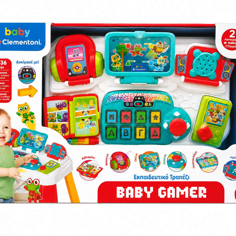 BABY CLEMENTONI ΒΡΕΦΙΚΟ ΠΑΙΧΝΙΔΙ ΤΡΑΠΕΖΙ ΔΡΑΣΤΗΡΙΟΤΗΤΩΝ -ΕΚΠΑΙΔΕΥΤΙΚΗ ΚΟΝΣΟΛΑ (1000-63446)