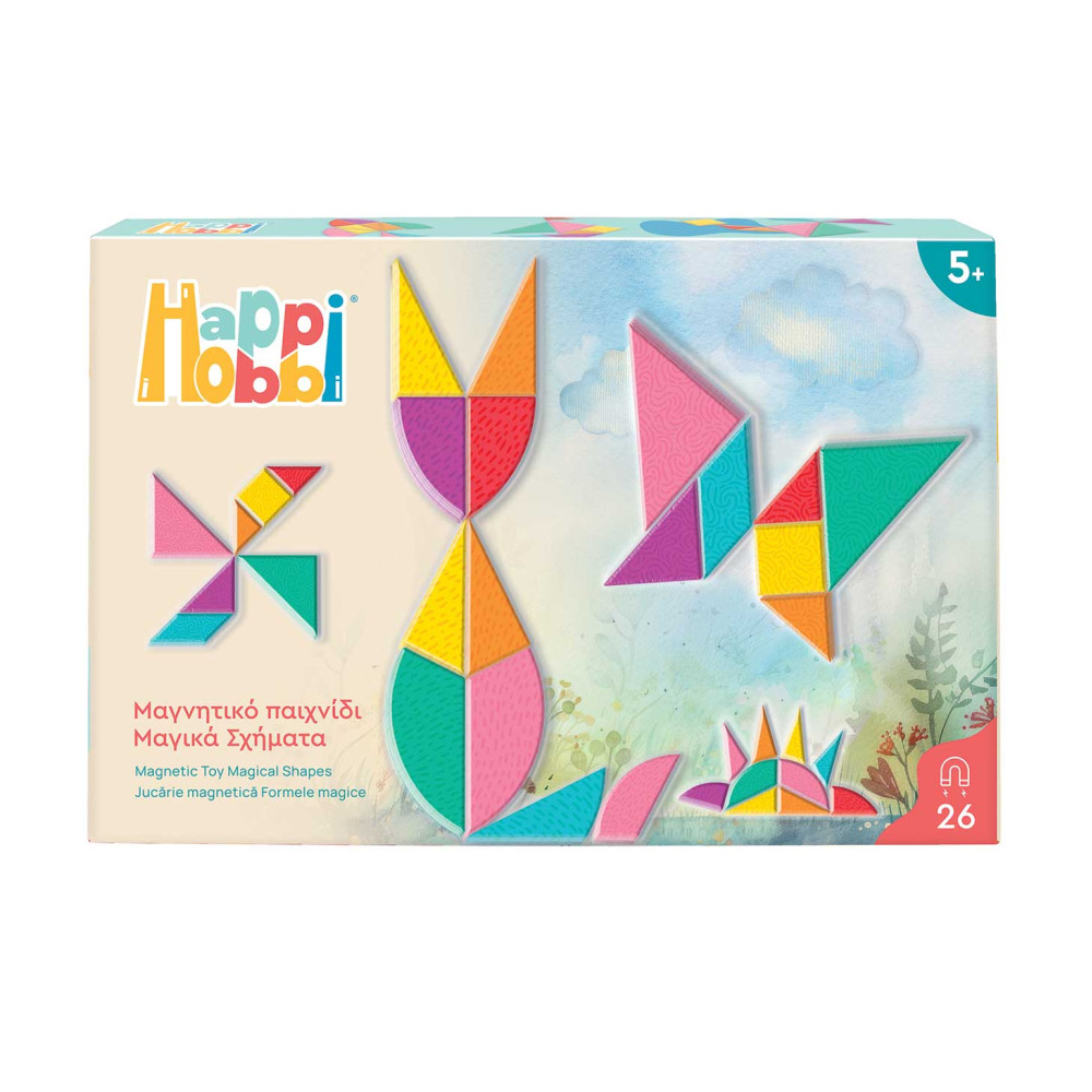 HAPPIHOBBI MAGNET ΑΣΤΕΙΑ ΣΧΗΜΑΤΑ (1029-64078)