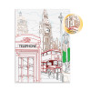 HAPPIHOBBI PAINT & FRAME PAINT BY NUMBERS MAJESTIC LONDON (1038-41023)