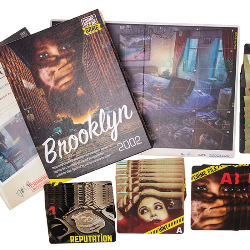 ΕΠΙΤΡΑΠΕΖΙΟ CRIME SCENE BROOKLYN 2002 ΓΙΑ ΗΛΙΚΙΕΣ 18+ ΧΡΟΝΩΝ (1040-21700)