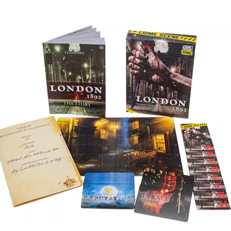 ΕΠΙΤΡΑΠΕΖΙΟ CRIME SCENE LONDON 1892 ΓΙΑ ΗΛΙΚΙΕΣ 18+ ΧΡΟΝΩΝ (1040-21701)