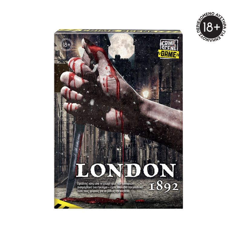 ΕΠΙΤΡΑΠΕΖΙΟ CRIME SCENE LONDON 1892 ΓΙΑ ΗΛΙΚΙΕΣ 18+ ΧΡΟΝΩΝ (1040-21701)
