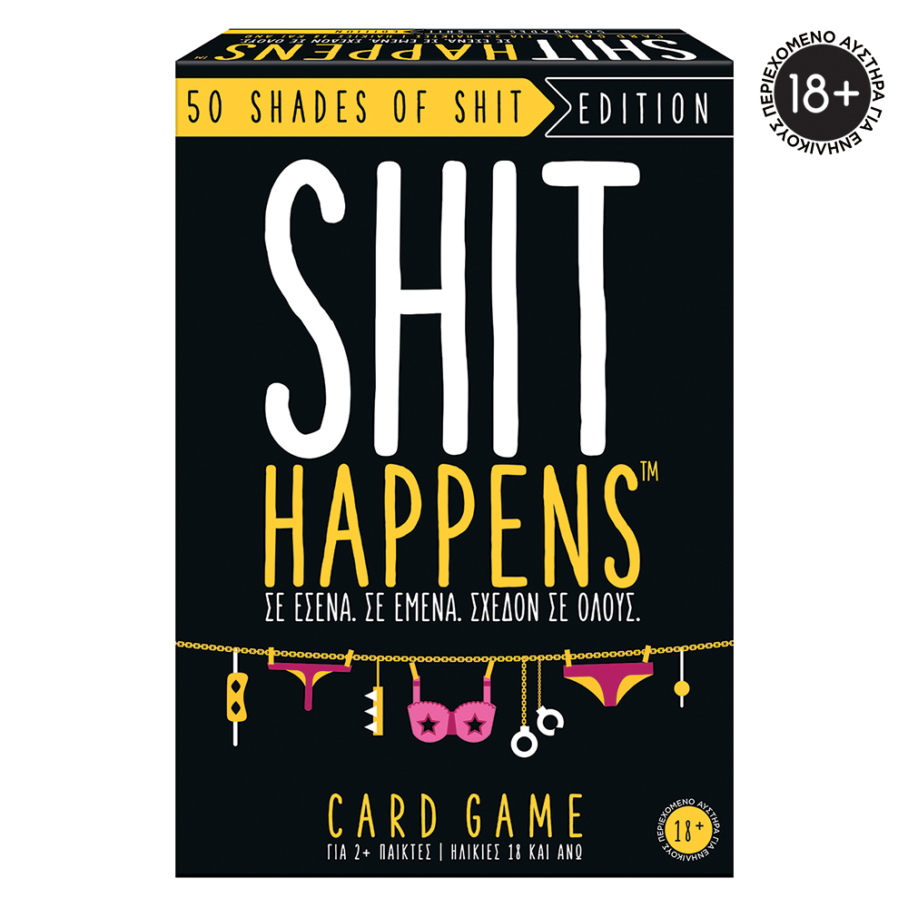 ΕΠΙΤΡΑΠΕΖΙΟ SHIT HAPPENS-50 SHADES OF SHIT ΓΙΑ ΗΛΙΚΙΕΣ 18+ ΧΡΟΝΩΝ (1040-24201)