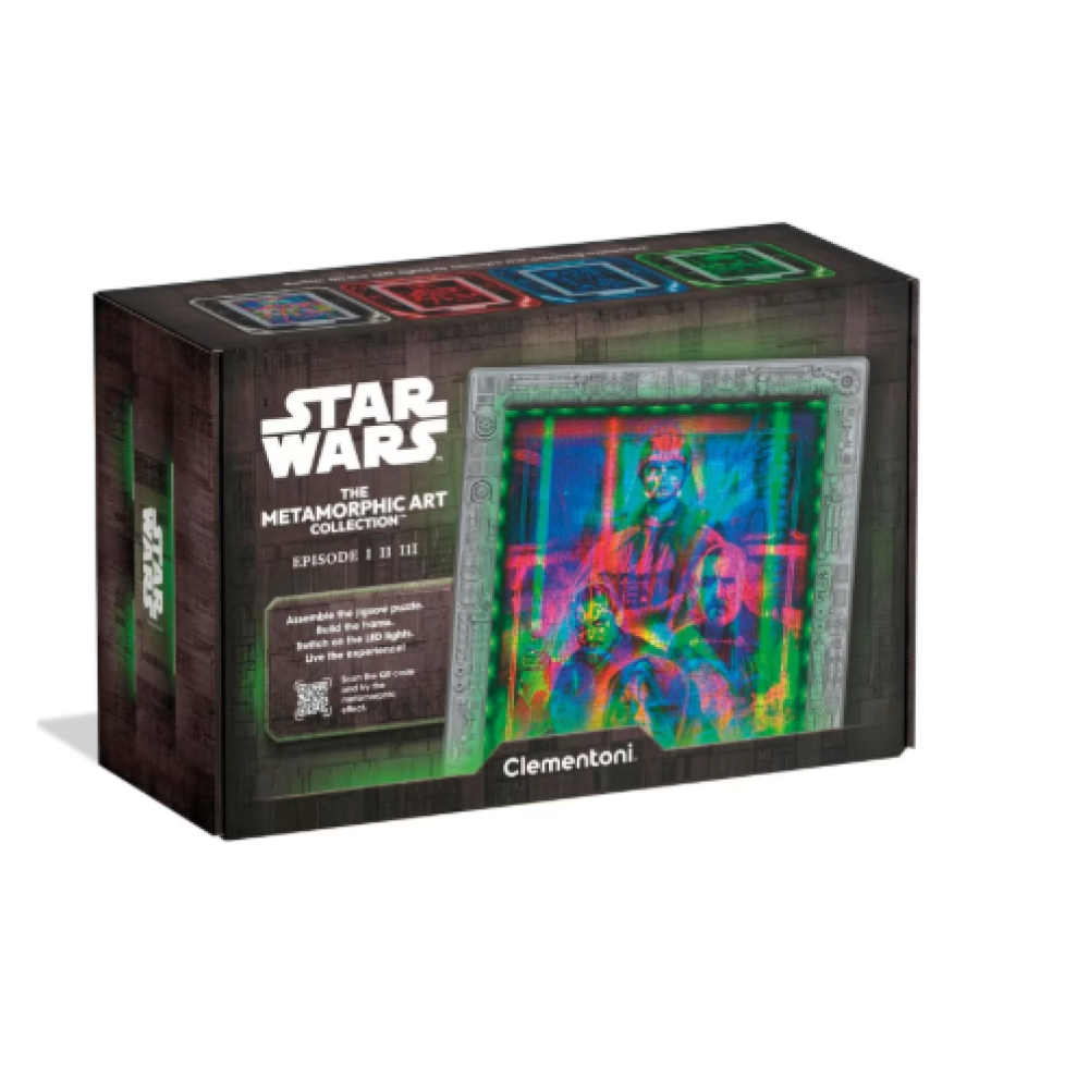 STAR WARS METAMORPHIC ART PUZZLE ΜΕ ΦΩΤΙΖΟΜΕΝΟ ΕΦΕ & ΚΟΡΝΙΖΑ – ΕΠΕΙΣΟΔΙΑ I–II–III (520 ΤΜΧ) (1260-35161)