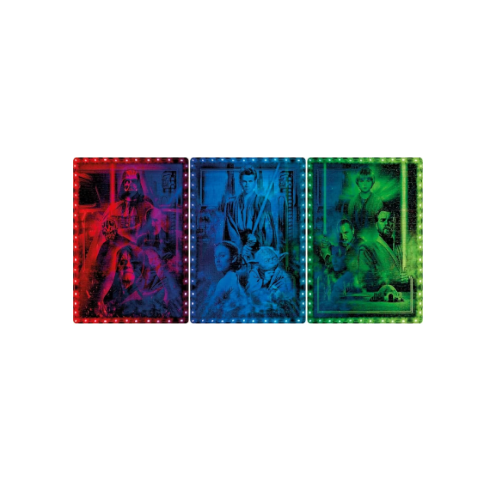STAR WARS METAMORPHIC ART PUZZLE ΜΕ ΦΩΤΙΖΟΜΕΝΟ ΕΦΕ & ΚΟΡΝΙΖΑ – ΕΠΕΙΣΟΔΙΑ I–II–III (520 ΤΜΧ) (1260-35161)