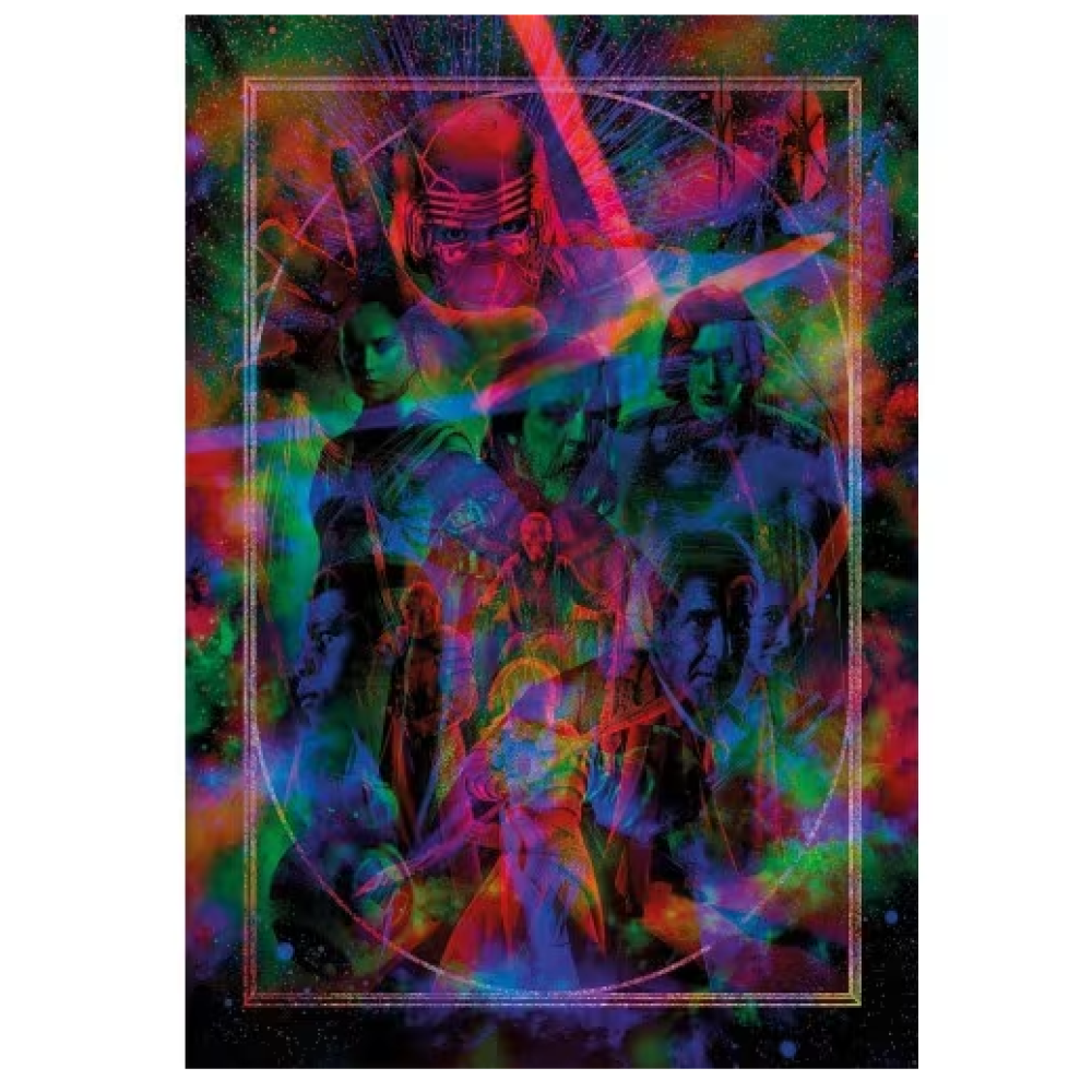 STAR WARS METAMORPHIC ART PUZZLE ΜΕ ΦΩΤΙΖΟΜΕΝΟ ΕΦΕ & ΚΟΡΝΙΖΑ – ΕΠΕΙΣΟΔΙΑ VII–VIII–IX (520 ΤΜΧ) (1260-35163)
