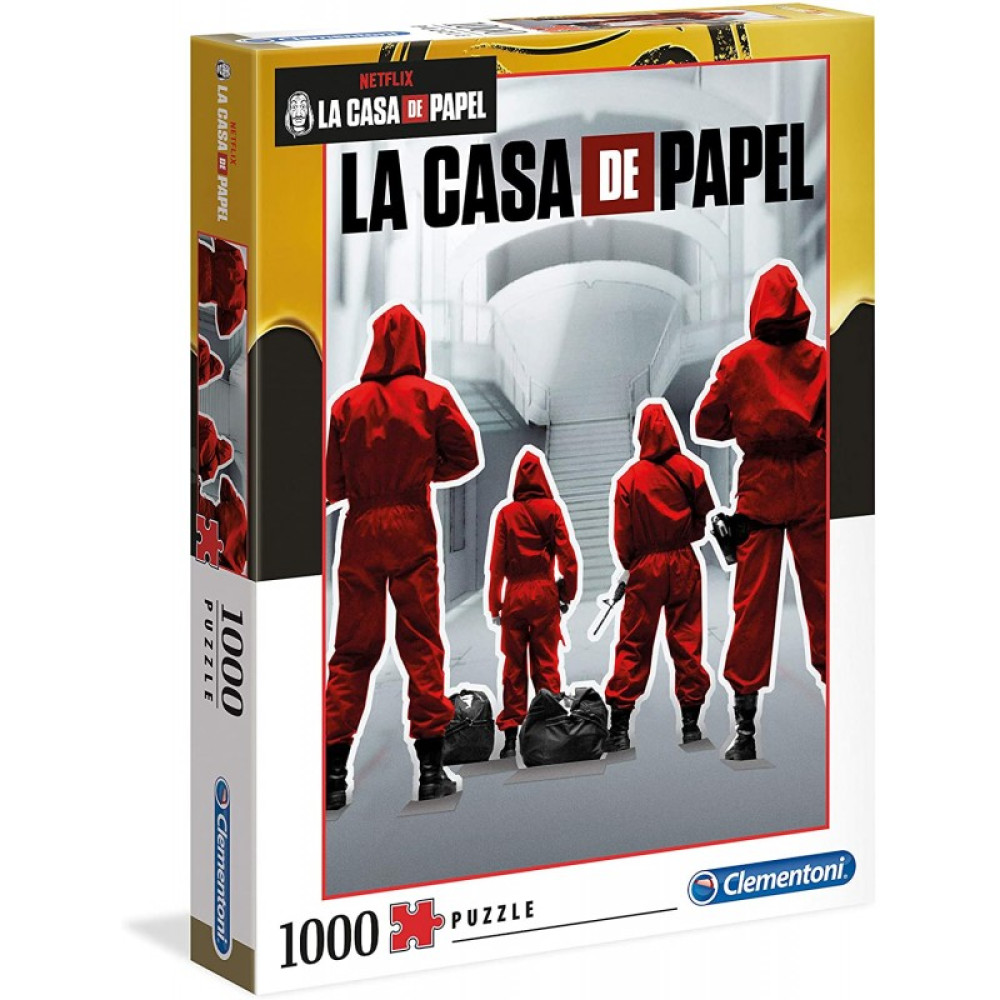 ΠΑΖΛ CLEMENTONI 1000 LA CASA SE PAPEL (THE MONEY HEIST) (1260-39532)