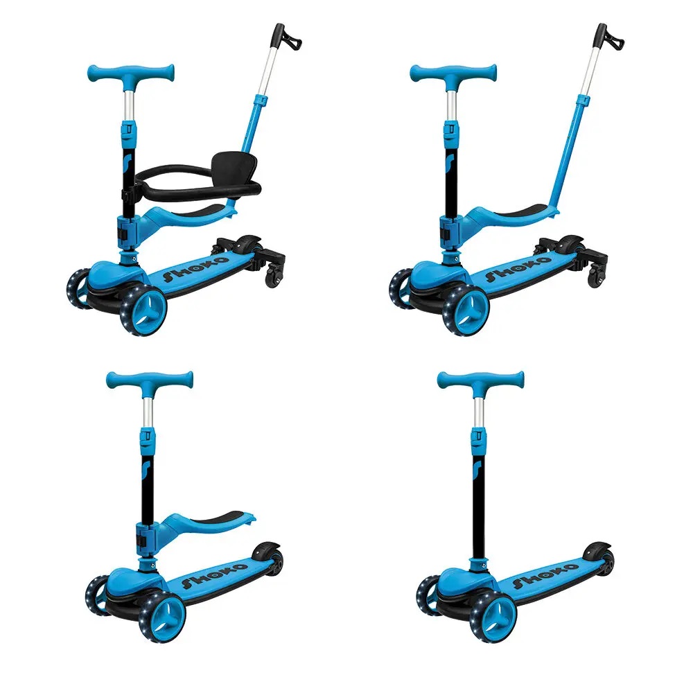 SHOKO SCOOTER PRIME 4 IN 1 PLUS ΜΠΛΕ (5004-50522)