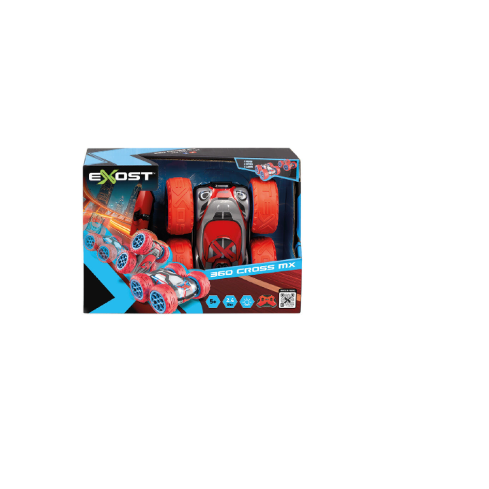 EXOST ΤΗΛΕΚΑΤΕΥΘΥΝΟΜΕΝΟ ΑΥΤΟΚΙΝΗΤΟ R/C 1:18 360 CROSS MX ΚΟΚΚΙΝΟ (7530-20735)