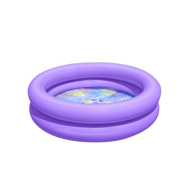 BESTWAY ΣΤΡΟΓΓΥΛΗ ΠΙΣΙΝΑ 61X15 cm ΔΥΟ ΔΑΚΤΥΛΙΟΙ ΜΩΒ (51061)