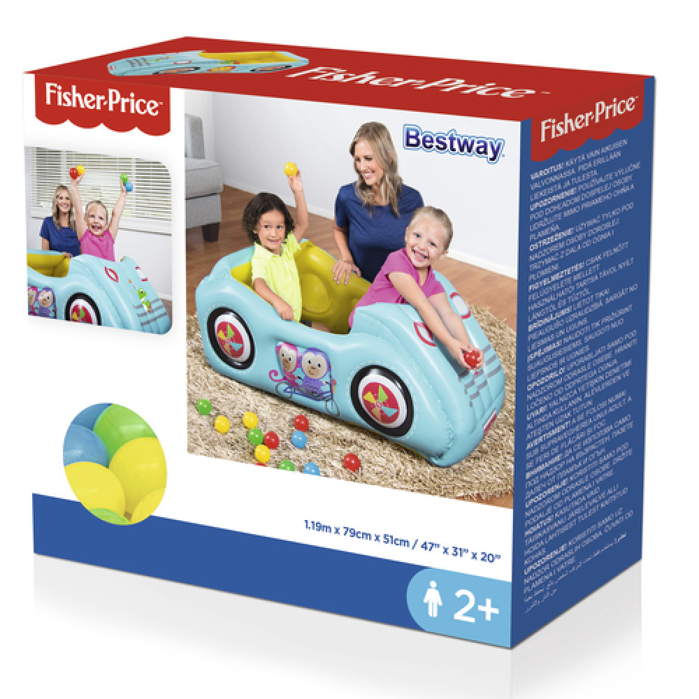 FISHER PRICE ΦΟΥΣΚΩΤΟ ΑΥΤΟΚΙΝΗΤΟ ΜΕ ΠΟΛΥΧΡΩΜΕΣ ΜΠΑΛΕΣ (93535)