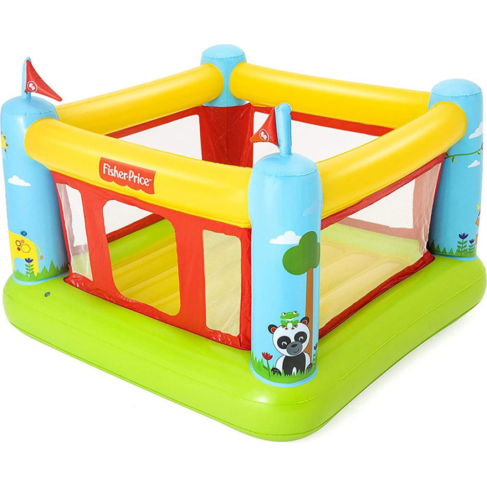 BESTWAY FISHER PRICE ΦΟΥΣΚΩΤΟ ΤΡΑΜΠΟΛΙΝΟ BOUNCETASTIC (93553)