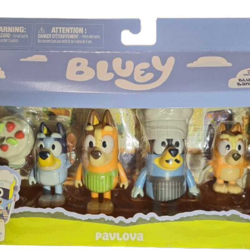 BLUEY ΦΙΓΟΥΡΕΣ 4 PACK ΟΙΚΟΓΕΝΕΙΑ CHEF PAVLOVA (BLYA6100)