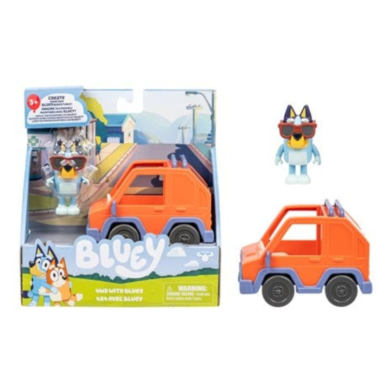 BLUEY S13 ΟΧΗΜΑ 4WD & ΦΙΓΟΥΡΑ BLUEY 6 εκ. (BLYA7000)