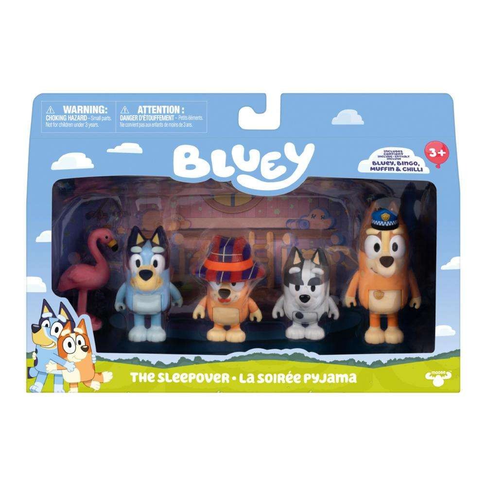 BLUEY ΣΕΤ ΜΕ 4 ΦΙΓΟΥΡΕΣ SLEEPOVER (BLYB8000)