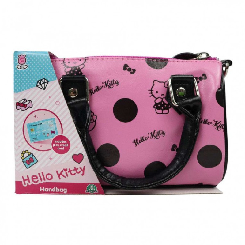 HELLO KITTY ΤΣΑΝΤΑΚΙ ΦΟΥΞΙΑ ΜΕ ΒΟΥΛΕΣ (HKT14000)