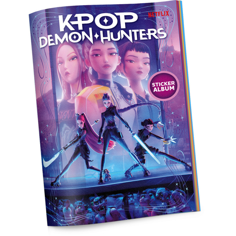 K-POP DEMON HUNTERS ALBUM & 10 STICKERS (KPDH482050)