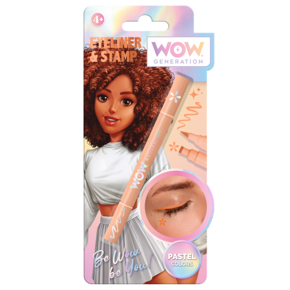 WOW PASTEL EYELINER ΜΕ ΣΦΡΑΓΙΔΑ ΠΟΡΤΟΚΑΛΙ (88546)