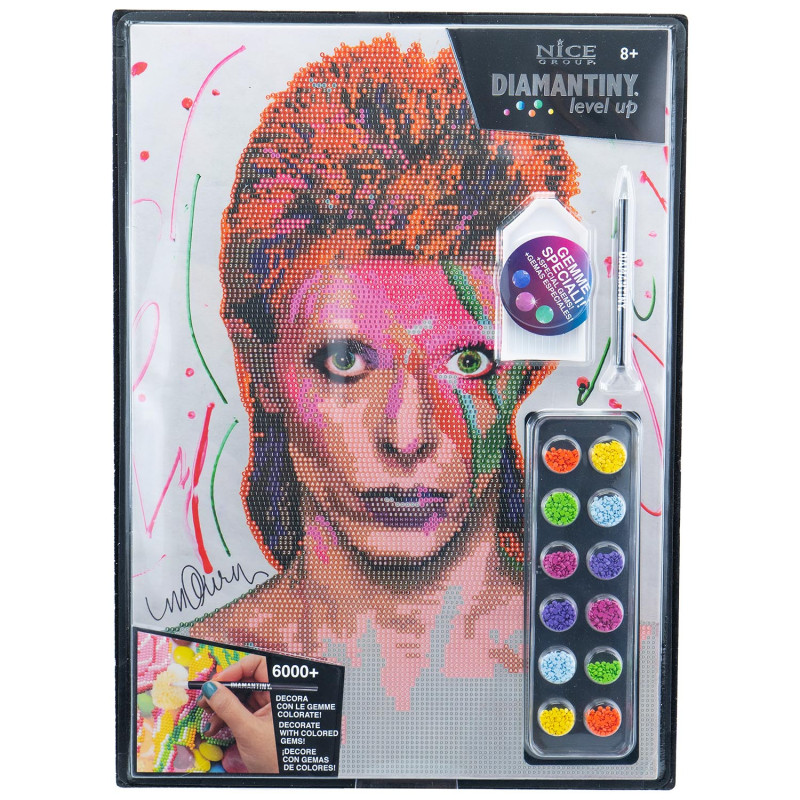 DIAMANTINY LEVEL UP ΔΙΑΚΟΣΜΗΣΕ ΜΕ ΧΡΩΜΑΤΙΣΤΑ ΠΕΤΡΑΔΑΚΙΑ CELEBRITIES BOWIE (96461)