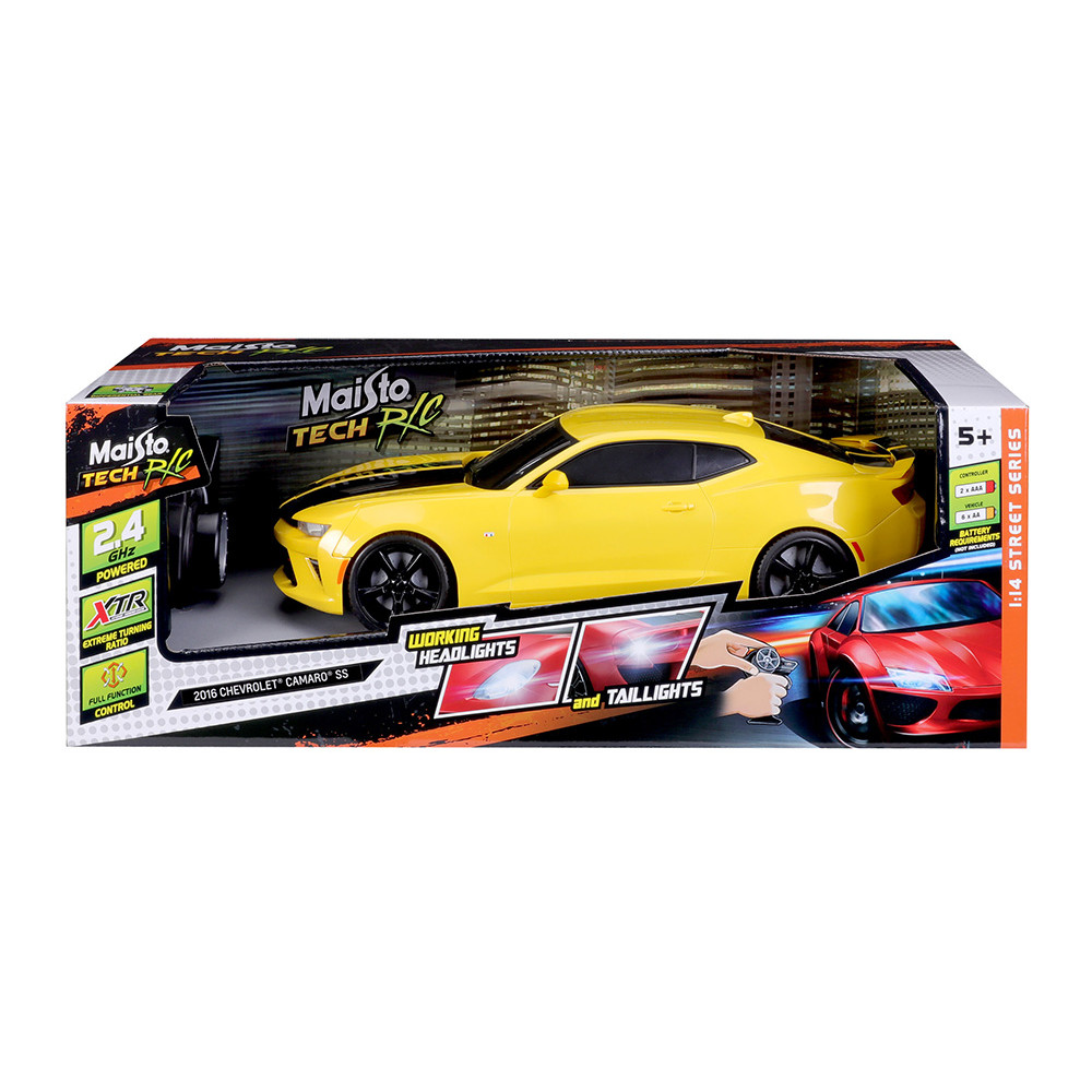 MAISTO TECH STREET CARS 1:14 RC 2016 CHEVROLET CAMARO SS ΚΙΤΡΙΝΟ (82419)