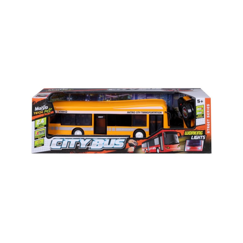 MAISTO ΤΗΛ/ΜΕΝΟ TECH CITY BUS ΠΟΡΤΟΚΑΛΙ (82734)