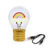 LEGAMI BULB FICTION ΔΙΑΚΟΣΜΗΤΙΚΟ ΕΠΙΤΡΑΠΕΖΙΟ ΦΩΤΙΣΤΙΚΟ ΣΕ ΣΧΗΜΑ ΛΑΜΠΑΣ ΟΥΡΑΝΙΟ ΤΟΞΟ (CLB0008)