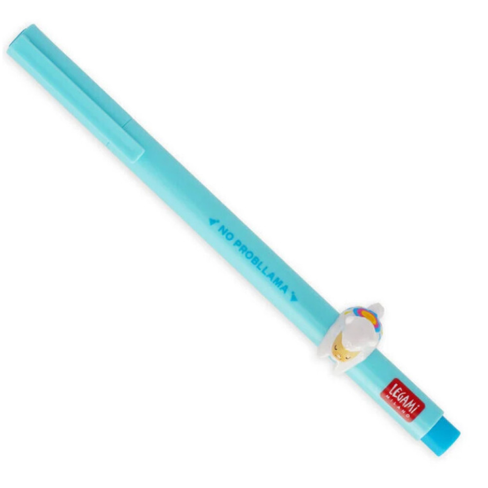 LEGAMI ΣΤΥΛΟ GEL ΓΑΛΑΖΙΟ ΜΕΛΑΝΙ ANIMAL DECORATION LOVELY FRIENDS ΛΑΜΑ (CPP0010)