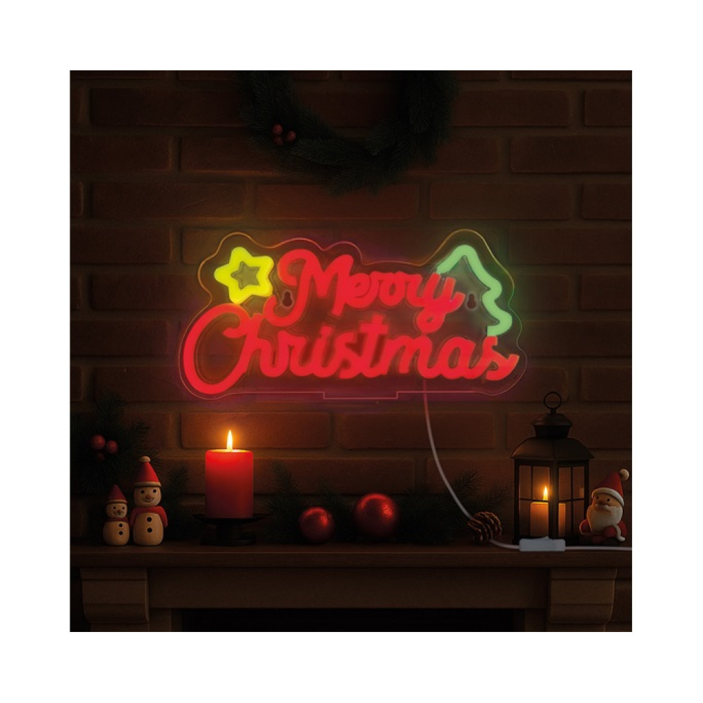 LEGAMI ΔΙΑΚΟΣΜΗΤΙΚΟ ΜΕ ΦΩΣ ΝΕΟΝ ΕΦΕ IT'S A SIGN MERRY XMAS (NEL0004)