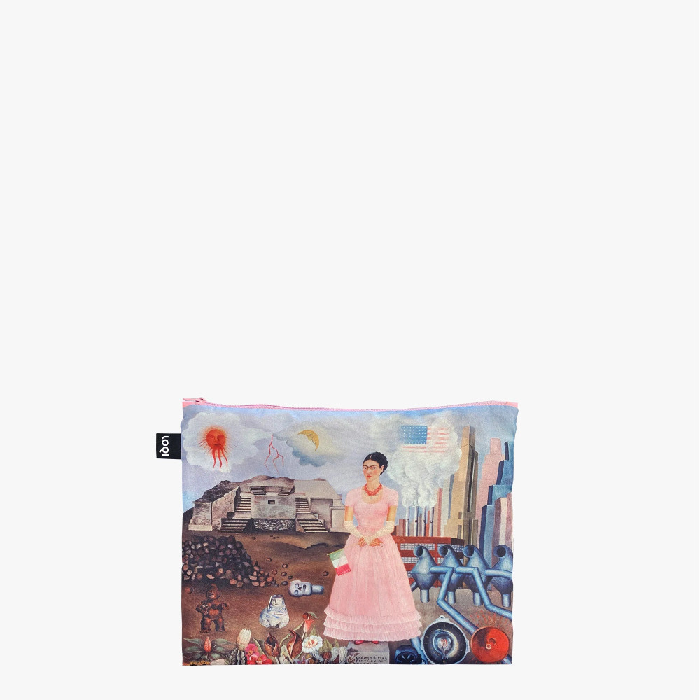LOQI ΣΕΤ 3 ΑΝΑΚΥΚΛΩΜΕΝΕΣ ΘΗΚΕΣ ΜΕ ΦΕΡΜΟΥΑΡ FRIDA KAHLO SELF PORTRAIT ON THE BORDERLINE, SELF PORTRAIT WITH HUMMINGBIRD, THE FRAME (ZP.FK)