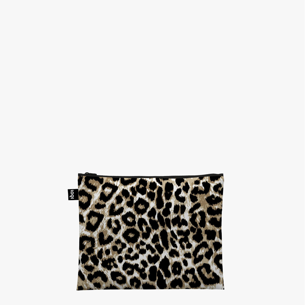 LOQI ΣΕΤ 3 ΑΝΑΚΥΚΛΩΜΕΝΕΣ ΘΗΚΕΣ ΜΕ ΦΕΡΜΟΥΑΡ LEOPARD DUSK, TWILIGHT ΚΑΙ SUNSET (ZP.LE)