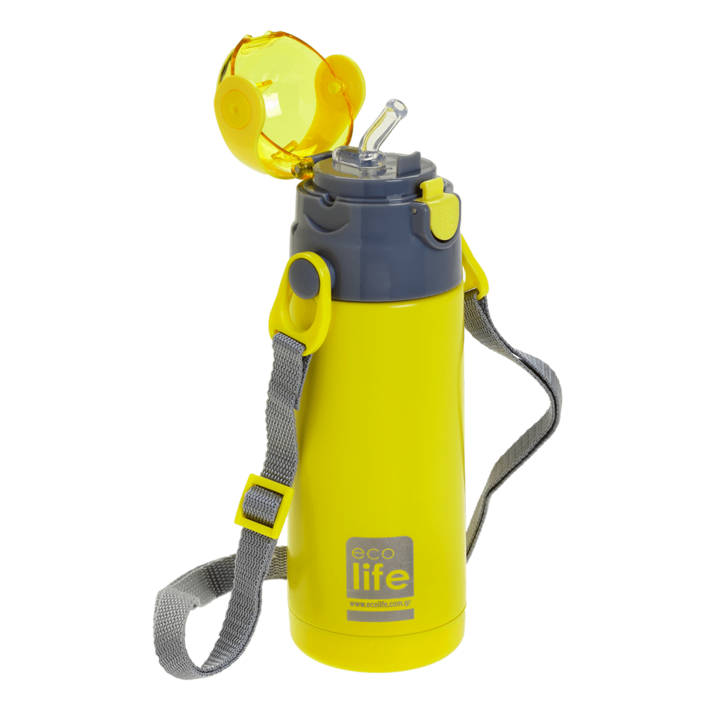 ΜΕΤΑΛΛΙΚΟ ΘΕΡΜΟΣ ΠΑΙΔΙΚΟ 400ML ΚΙΤΡΙΝΟ (33-BO-2996)