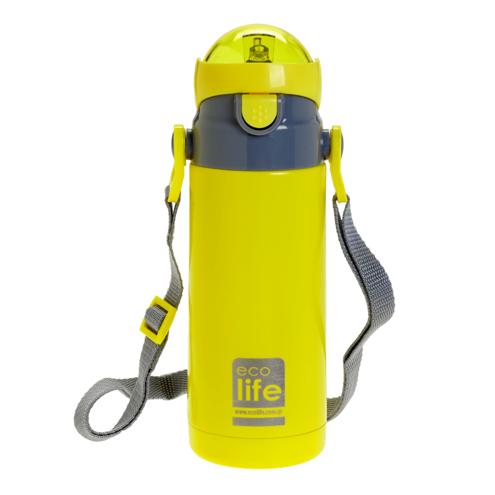 ΜΕΤΑΛΛΙΚΟ ΘΕΡΜΟΣ ΠΑΙΔΙΚΟ 400ML ΚΙΤΡΙΝΟ (33-BO-2996)