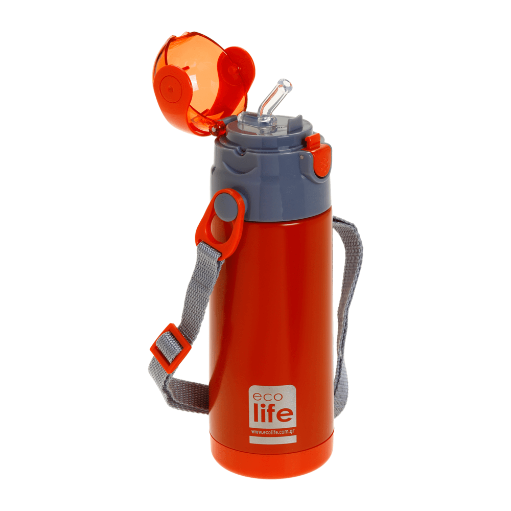 ΜΕΤΑΛΛΙΚΟ ΘΕΡΜΟΣ ΠΑΙΔΙΚΟ 400ML ΚΟΚΚΙΝΟ (33-BO-2997)