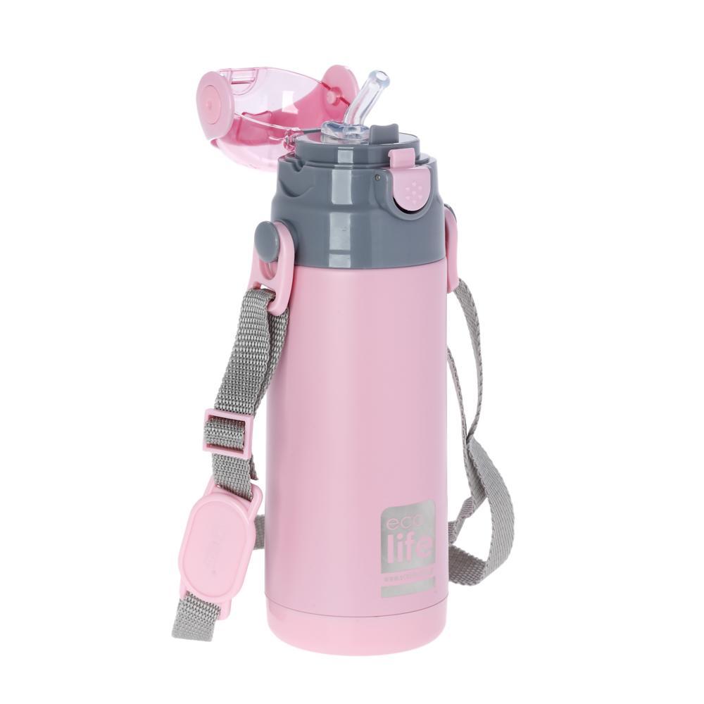 ΜΕΤΑΛΛΙΚΟ ΘΕΡΜΟΣ ΠΑΙΔΙΚΟ 400ML ΡΟΖ (33-BO-3007)