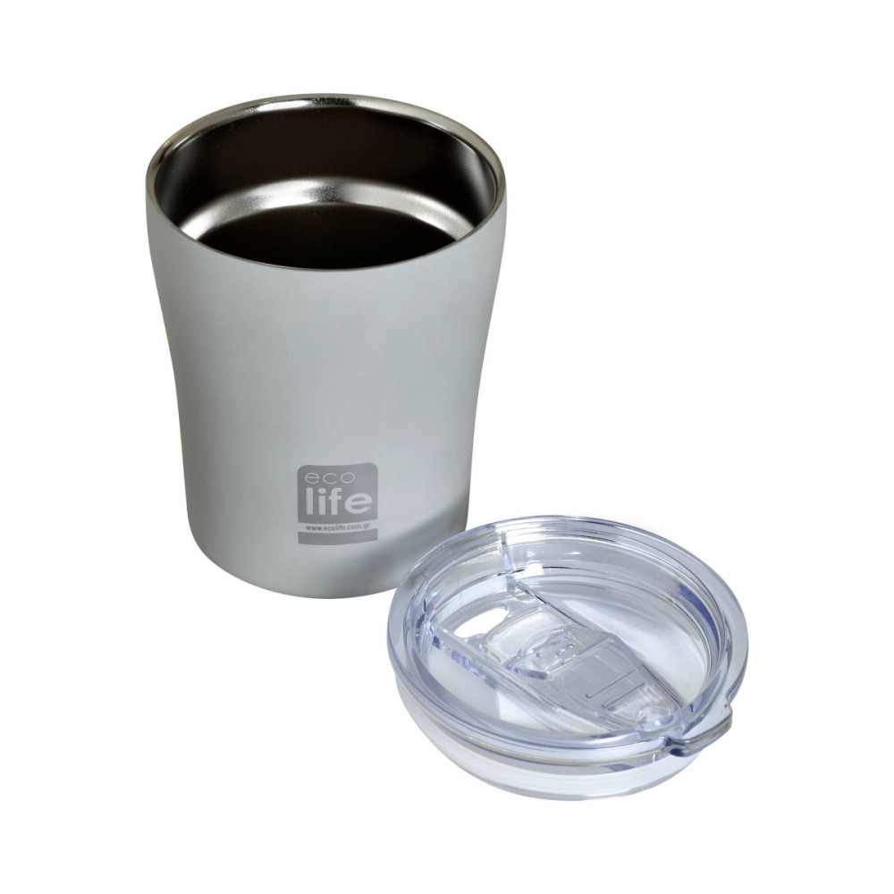 ECO LIFE COFFEE THERMOS 300ML ΓΚΡΙ ΜΑΤ (33-BO-4116)