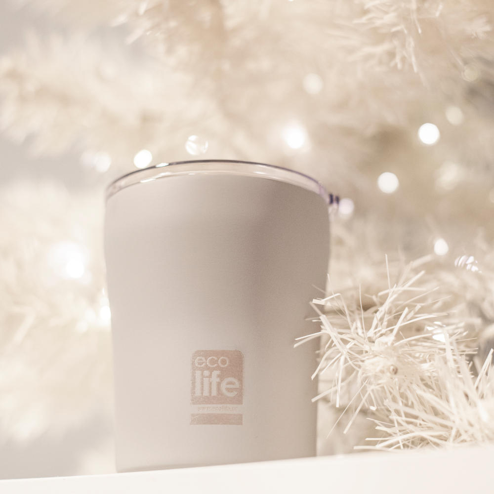 ECO LIFE COFFEE THERMOS 300ML ΓΚΡΙ ΜΑΤ (33-BO-4116)