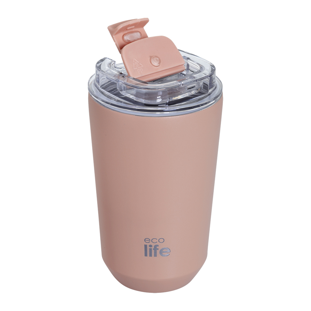 ΠΟΤΗΡΙ ΘΕΡΜΟΣ ΜΕ ΔΙΑΦΑΝΕΣ ΚΑΠΑΚΙ PURE PINK 360ML (33-BO-4123)