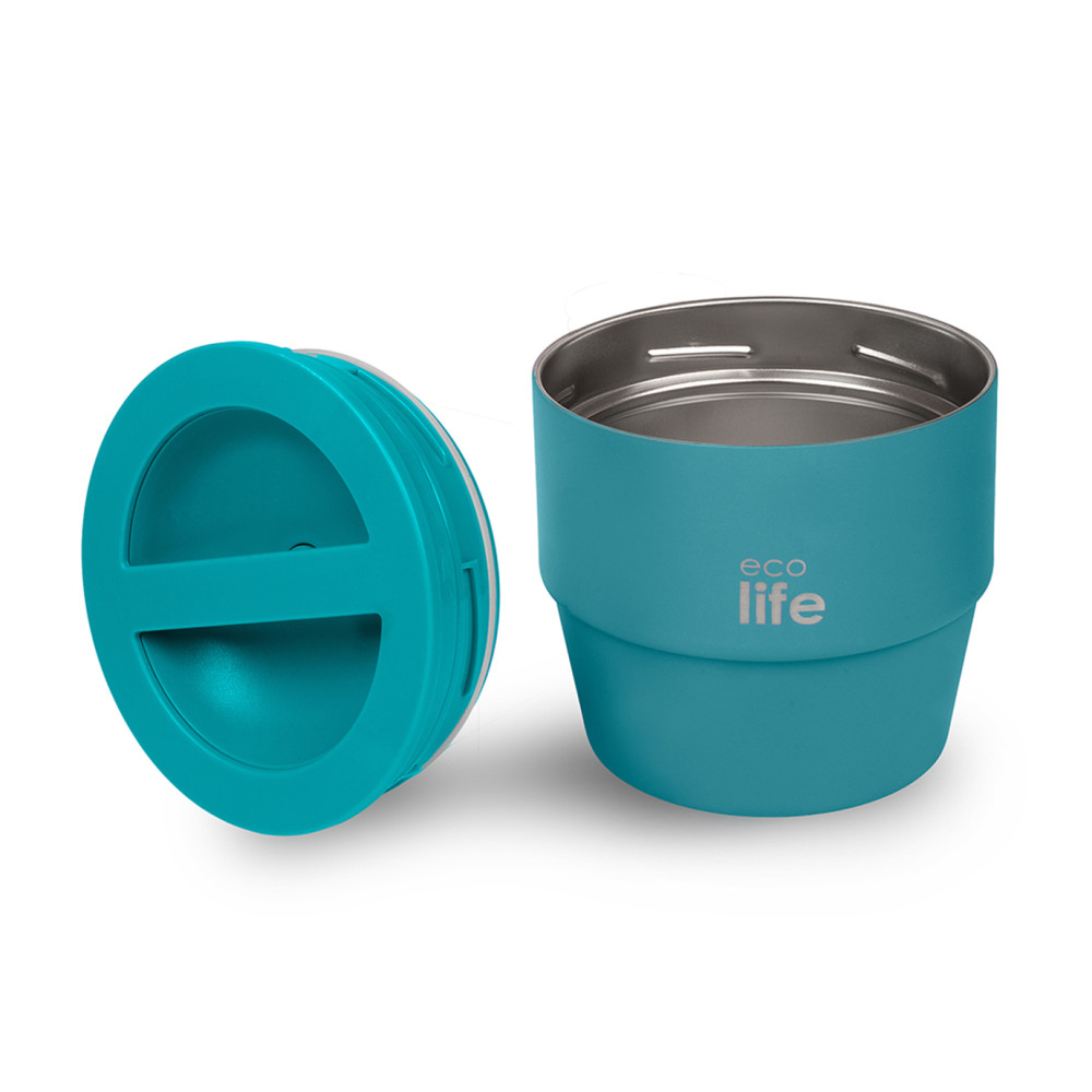 ECO LIFE ΦΑΓΗΤΟ∆ΟΧΕΙΟ ΘΕΡΜΟΣ ΣΤΡΟΓΓΥΛΟ 750ml - ΠΕΤΡΟΛ (33-BO-9065)