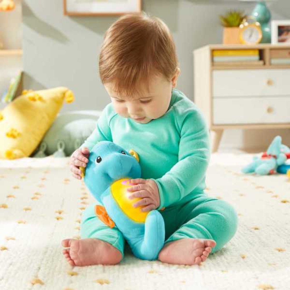 FISHER PRICE ΙΠΠΟΚΑΜΠΟΣ ΦΩΤΕΙΝΟ ΑΛΟΓΑΚΙ ΤΗΣ ΘΑΛΑΣΣΑΣ ΣΙΕΛ (DGH82)