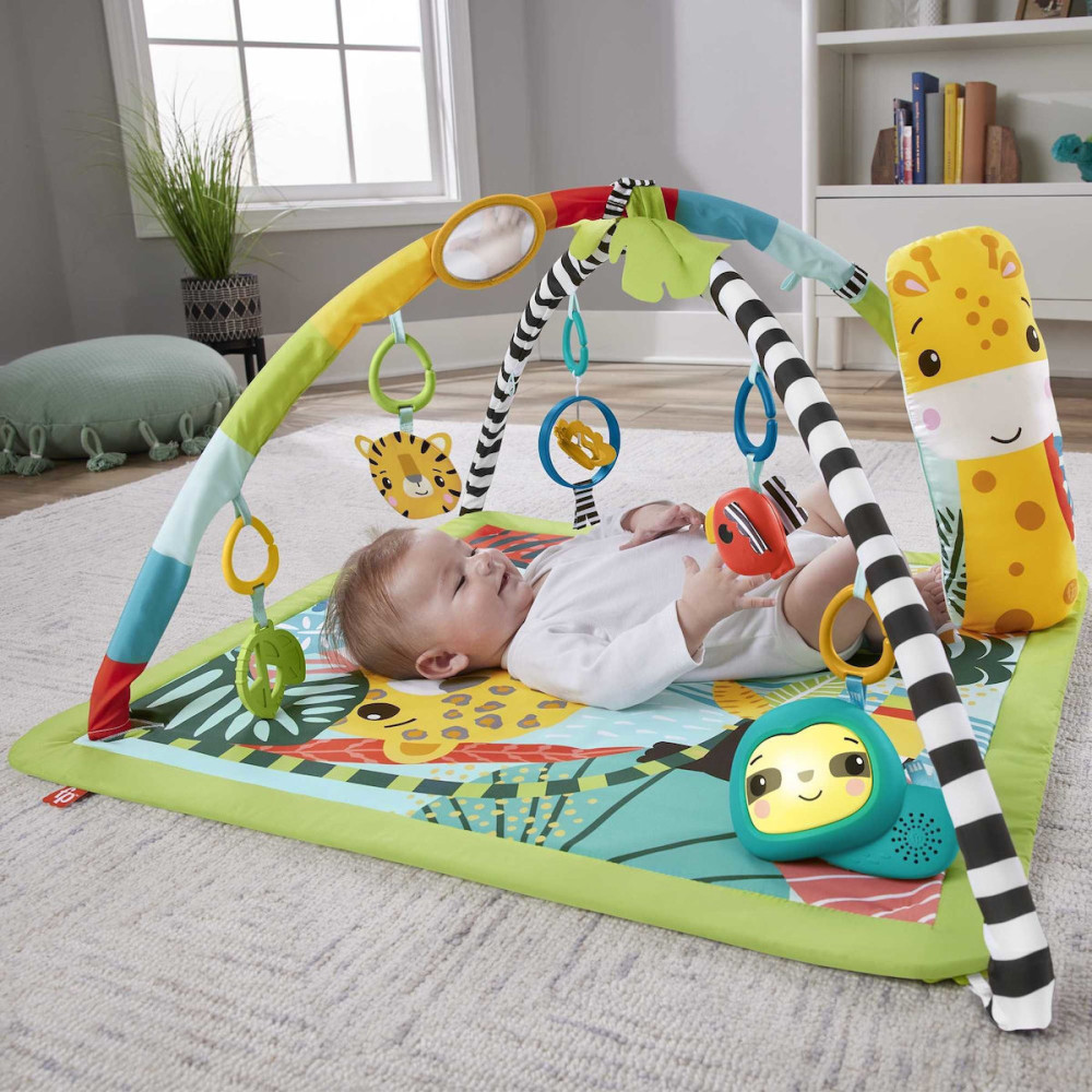 FISHER PRICE ΓΥΜΝΑΣΤΗΡΙΟ ΤΡΟΠΙΚΟ ΔΑΣΟΣ 3 ΣΕ 1 (HJW08)