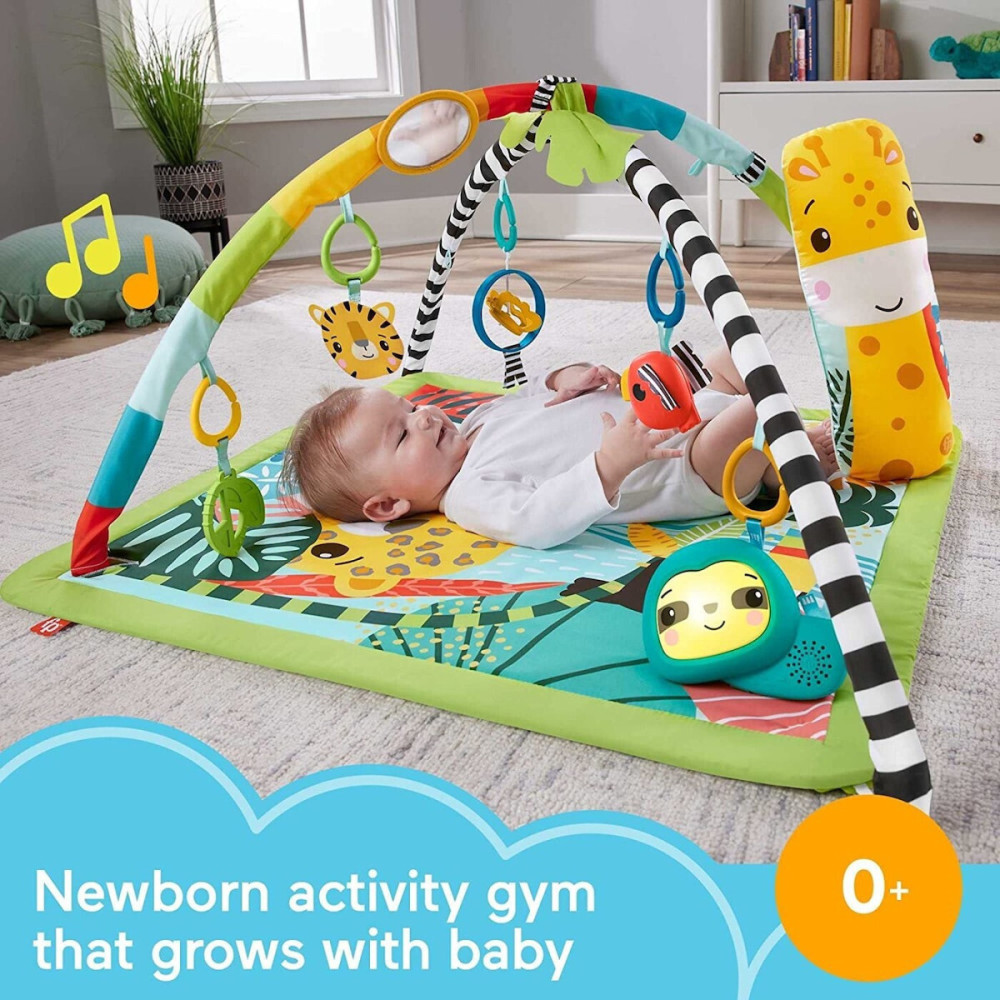 FISHER PRICE ΓΥΜΝΑΣΤΗΡΙΟ ΤΡΟΠΙΚΟ ΔΑΣΟΣ 3 ΣΕ 1 (HJW08)