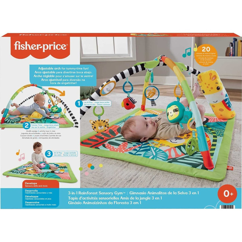 FISHER PRICE ΓΥΜΝΑΣΤΗΡΙΟ ΤΡΟΠΙΚΟ ΔΑΣΟΣ 3 ΣΕ 1 (HJW08)