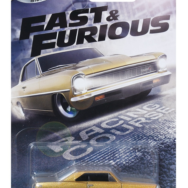 HOT WHEELS ΑΥΤΟΚΙΝΗΤΑΚΙΑ FAST & FURIOUS SILVER SERIES 1966 CHEVY NOVA (JBY42)