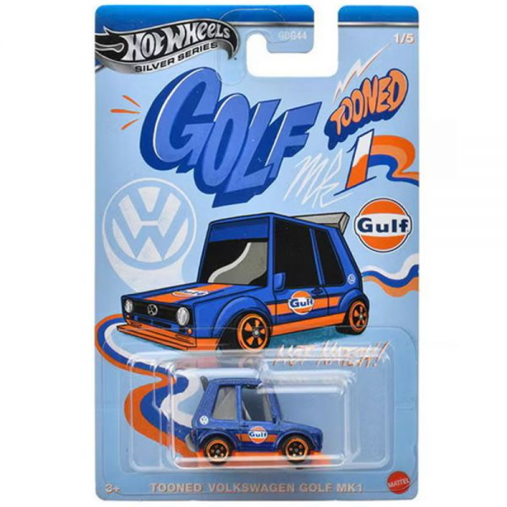 HOT WHEELS ΑΥΤΟΚΙΝΗΤΑΚΙ TOONED GULF TOONED SERIES TOONED VOLKSWAGEN GOLF MK1 (JCB62)