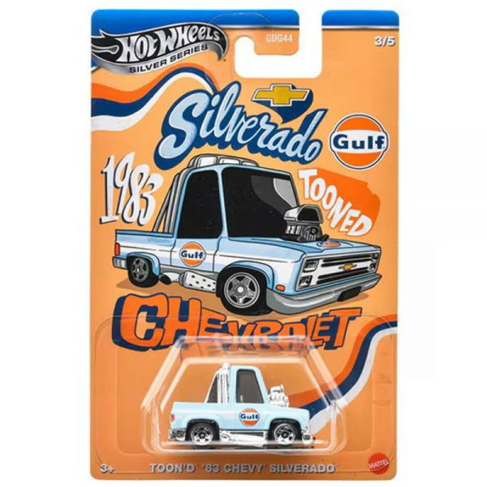 HOT WHEELS ΑΥΤΟΚΙΝΗΤΑΚΙ TOONED GULF TOONED SERIES TOON'D' '83 CHEVY SILVERADO (JCB64)