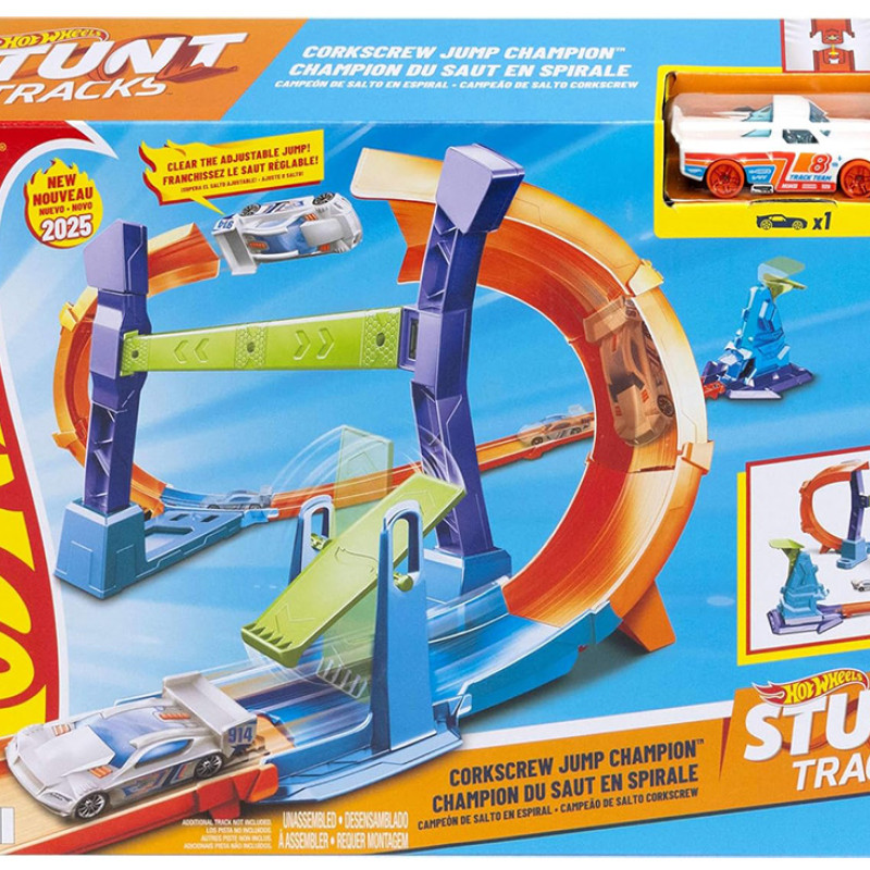  HOT WHEELS ΠΙΣΤΑ CORKSCREW JUMP CHAMPION (JFH36)