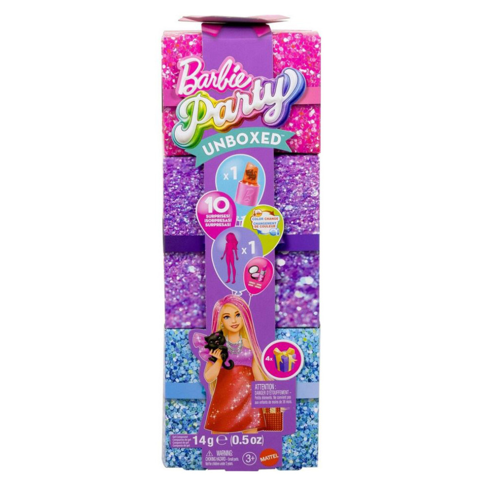  BARBIE ΠΑΡΤΙ ΕΚΠΛΗΞΗ UNBOXED GLAM PARTY ΞΑΝΘΙΑ (JFY68 )